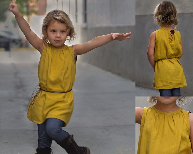 Shift dress collage