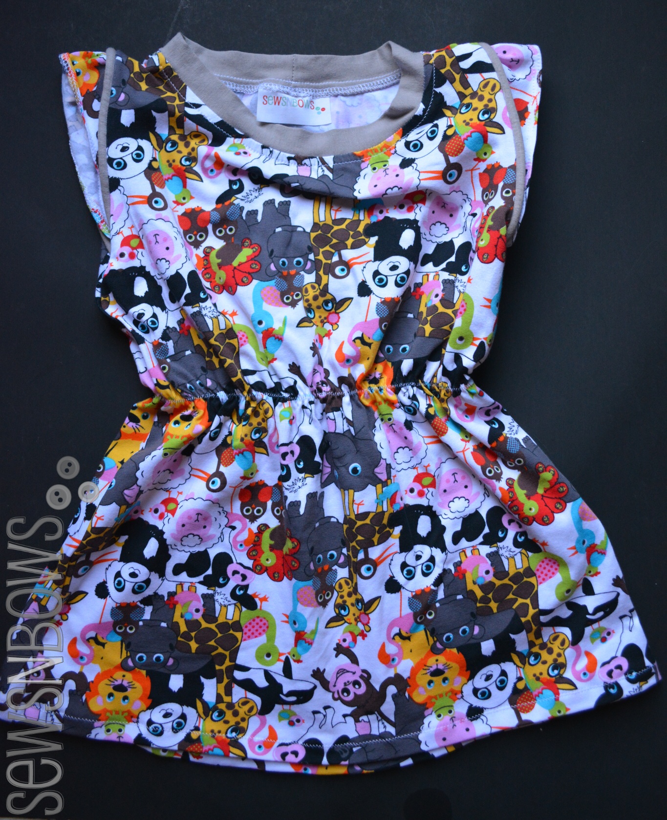 "Menagerie" Stenzo jersey knit from L'Ouseau Fabrics